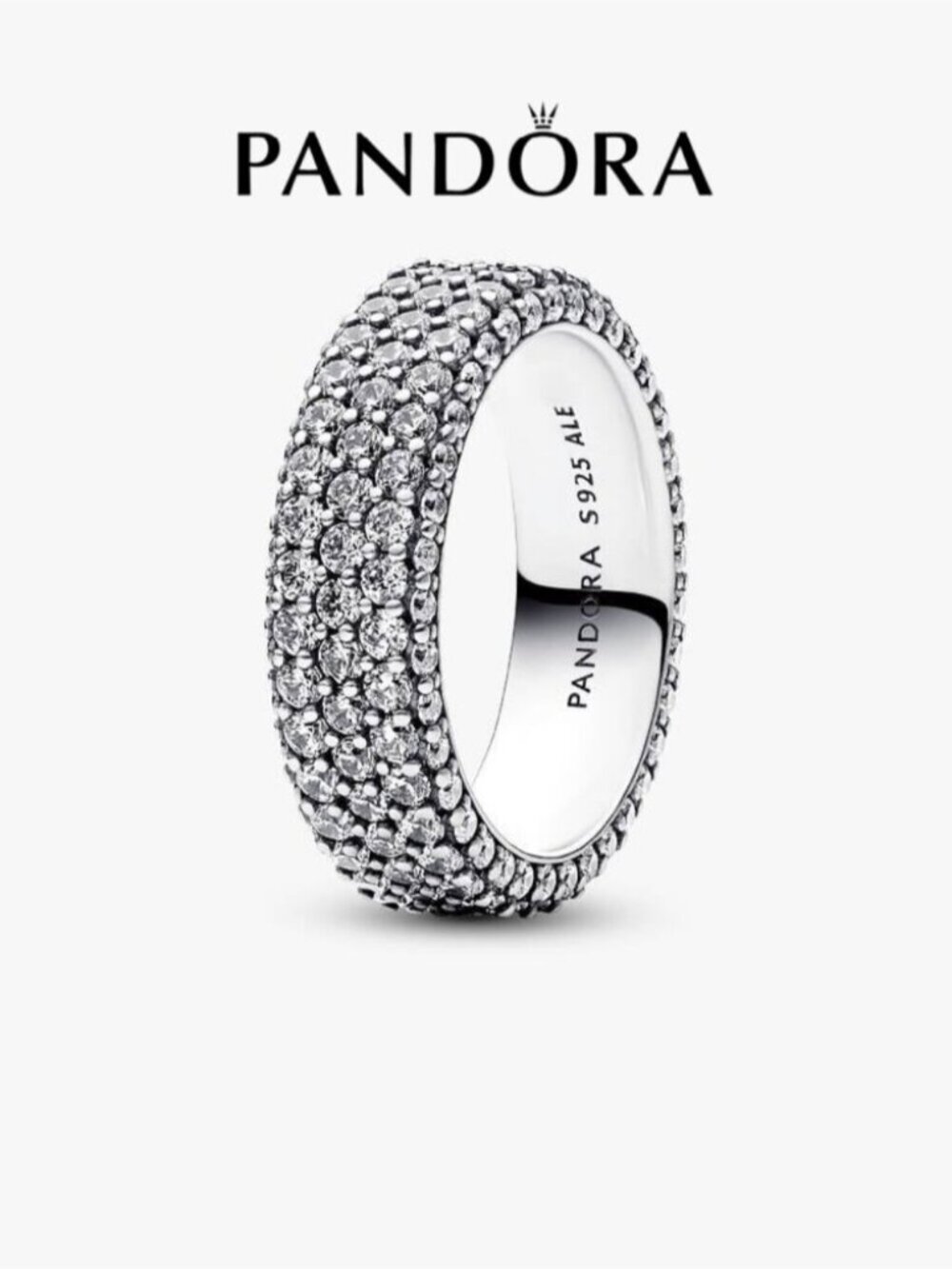 Pandora Timeless Pavé Triple-row Ring
